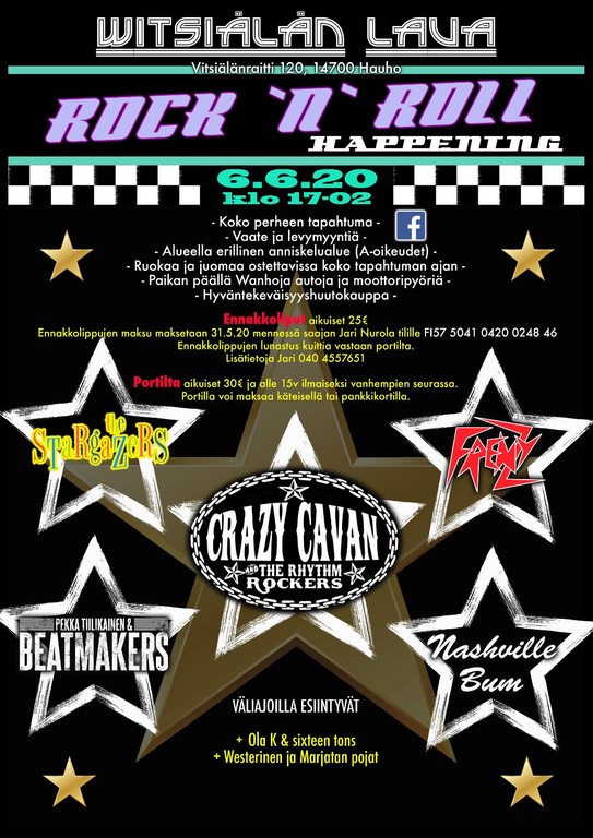 Crazy Cavan 6 June 2020 Finland
